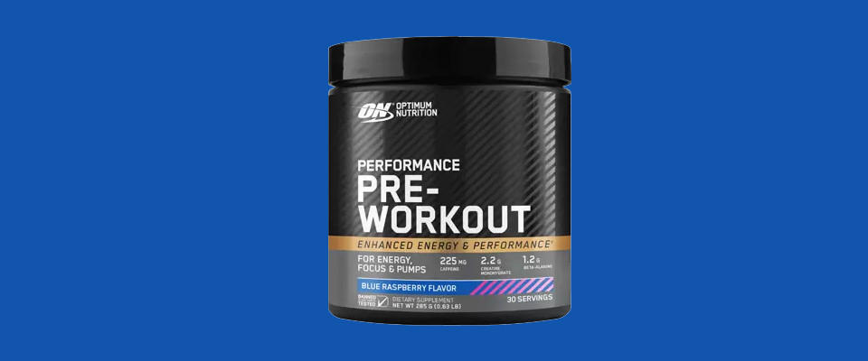 Pre workout product hotspot