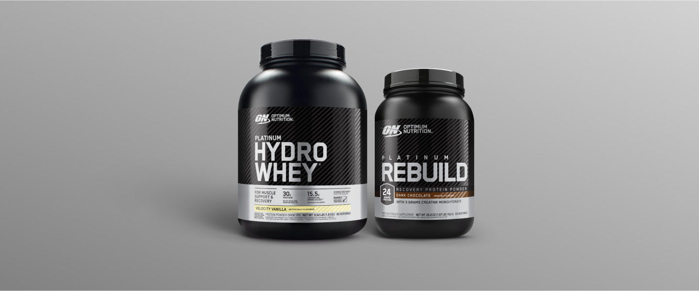 ON Hydro whey and rebuild products