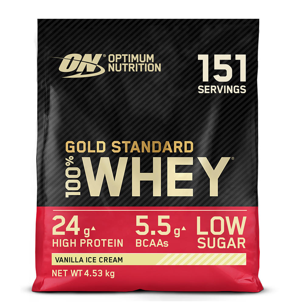 Optimum Nutrition UK Optimum Nutrition Gold Standard 100% Whey Protein Supplement 4.54 kg