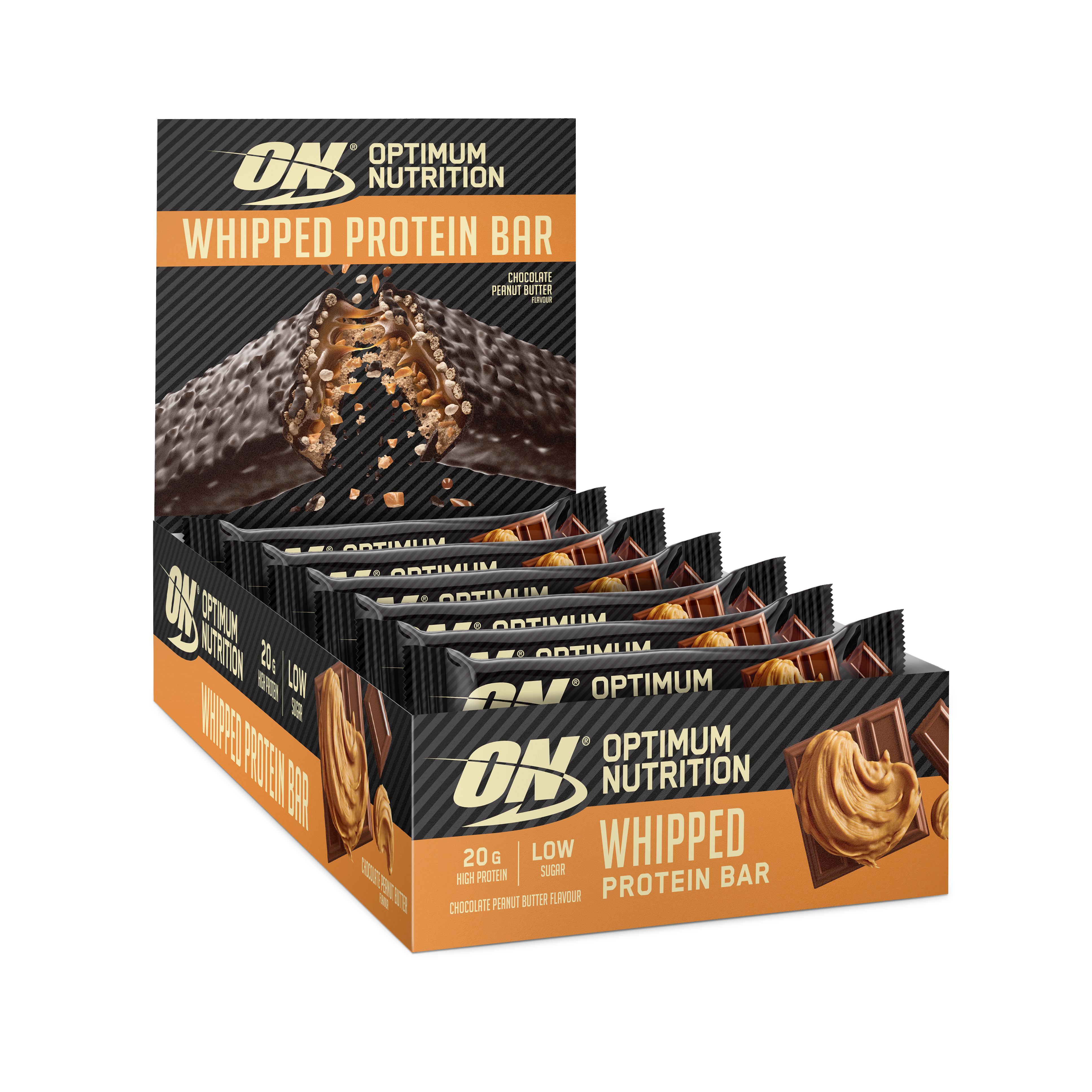 Optimum Nutrition UK Optimum Nutrition Whipped Protein Bar Supplement 620 g (10 Bars)