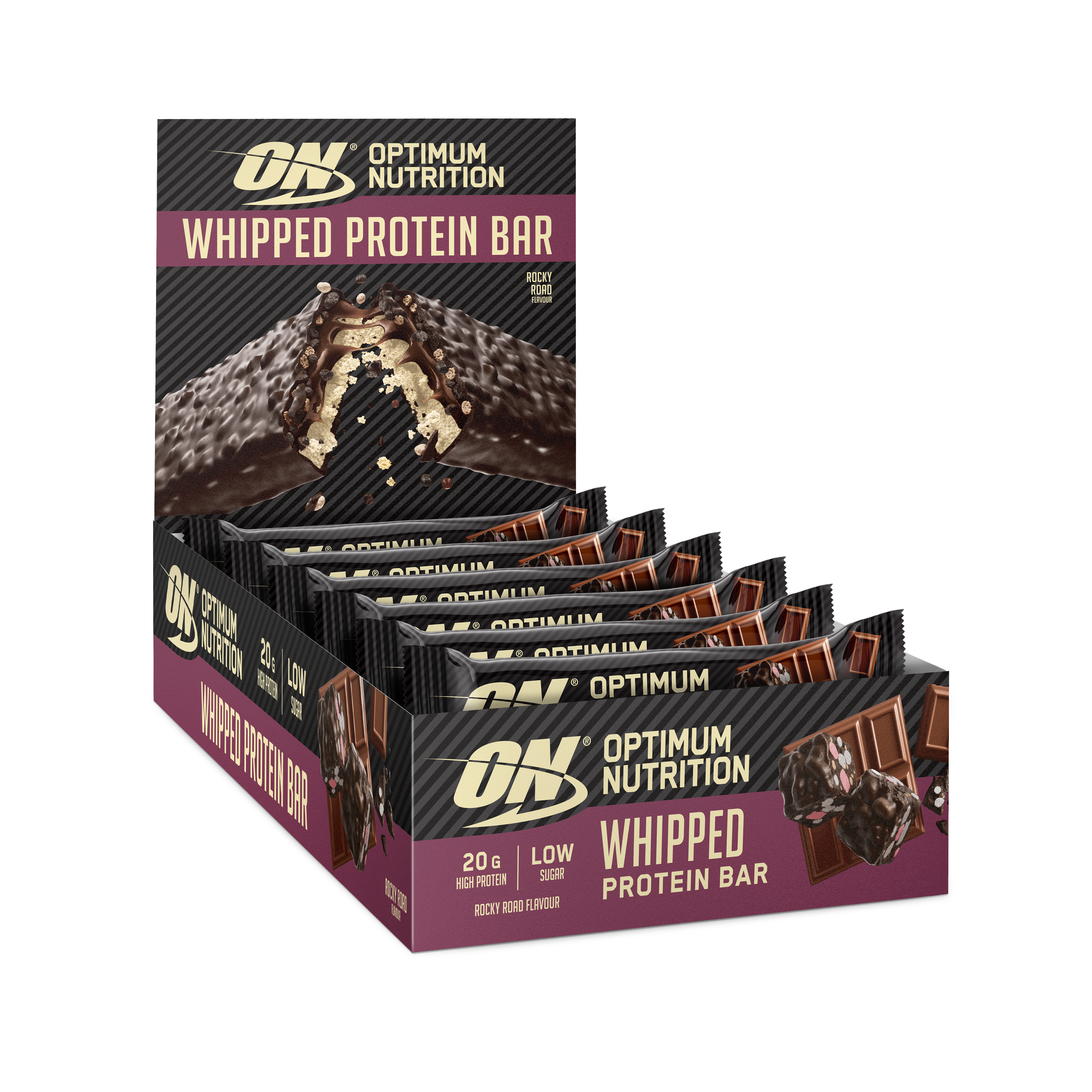 Optimum Nutrition UK Optimum Nutrition Whipped Protein Bar Supplement 600 g (10 Bars)