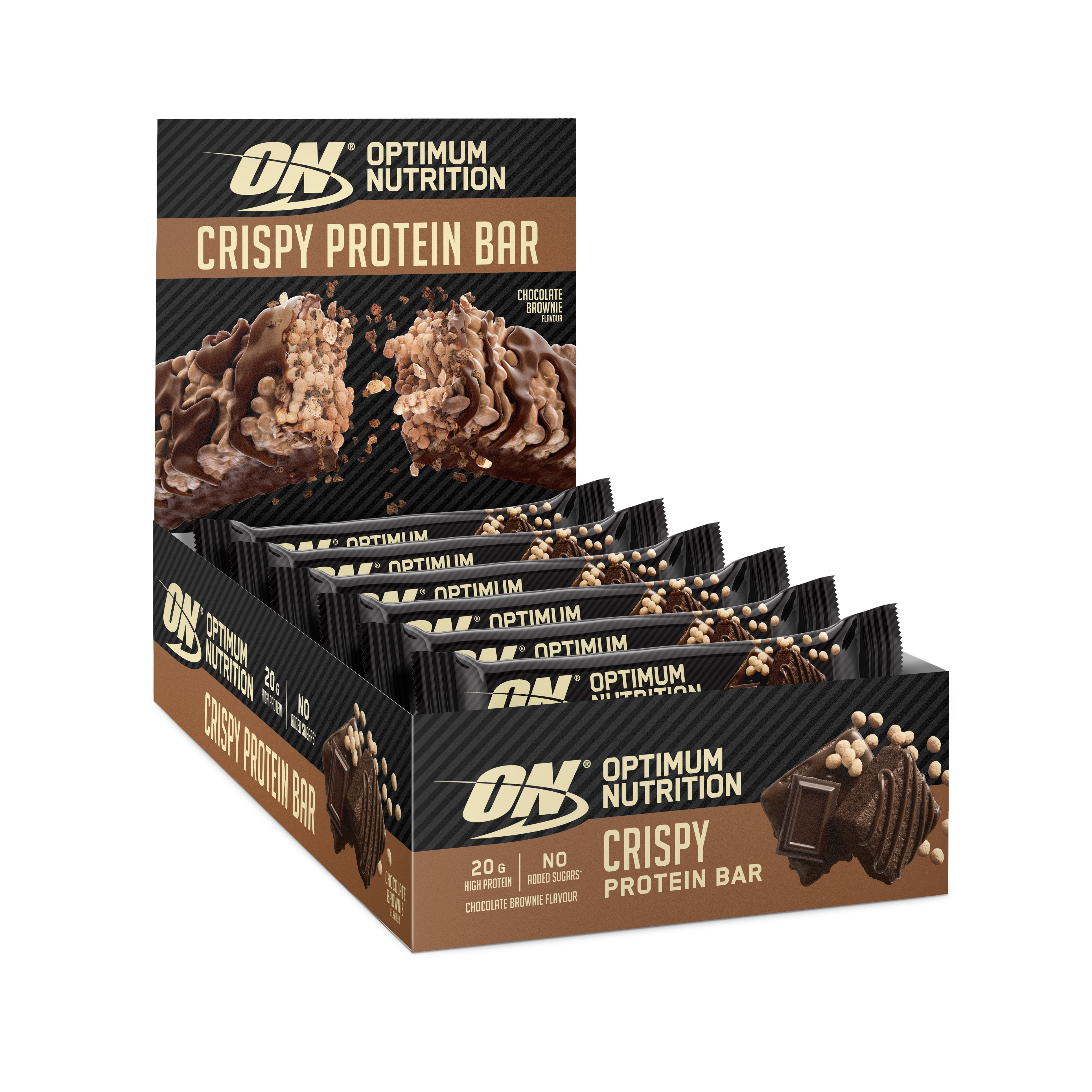 Optimum Nutrition UK Optimum Nutrition Protein Crisp Bar Supplement 650 g (10 Bars)