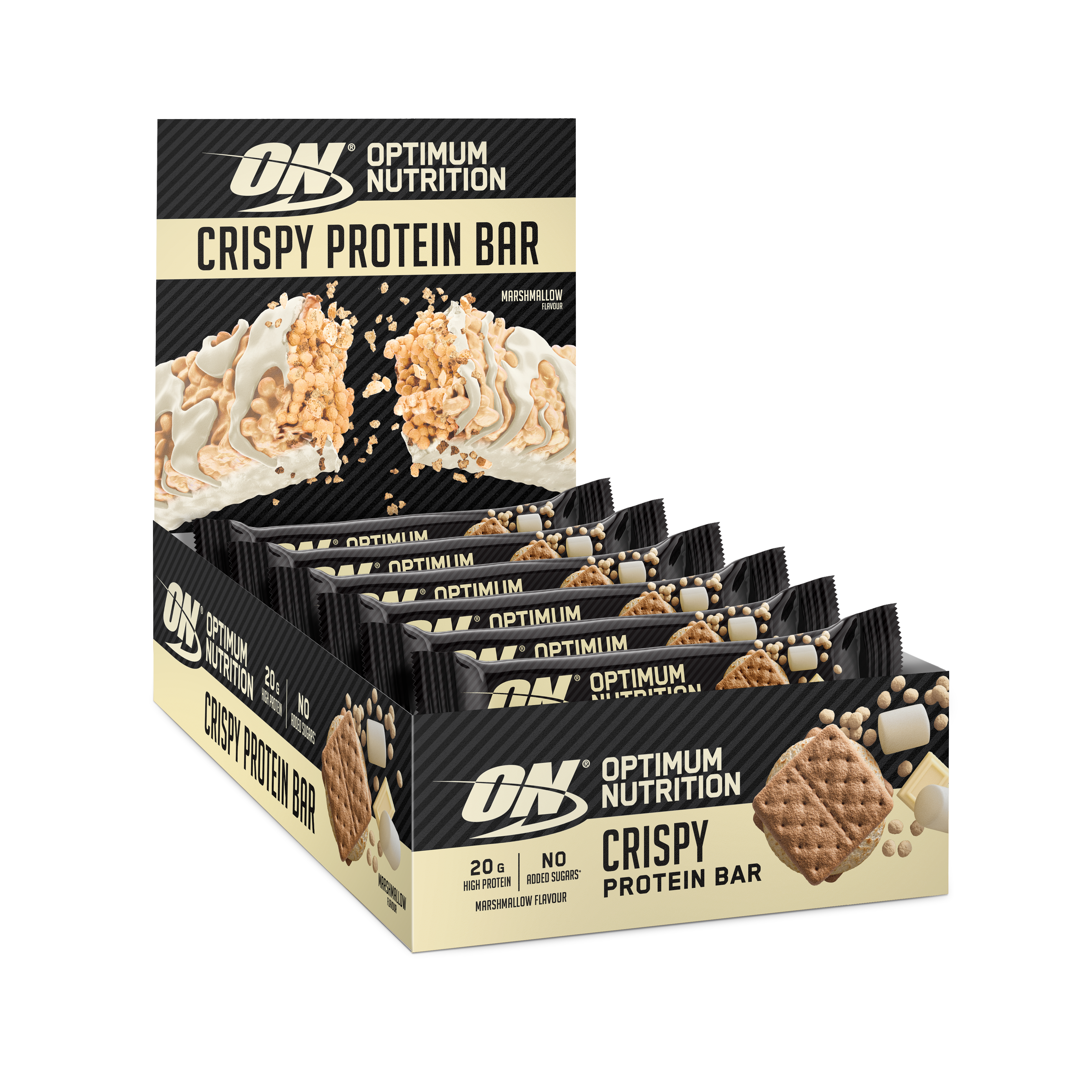 Optimum Nutrition UK Optimum Nutrition Protein Crisp Bar Supplement 650 g (10 Bars)