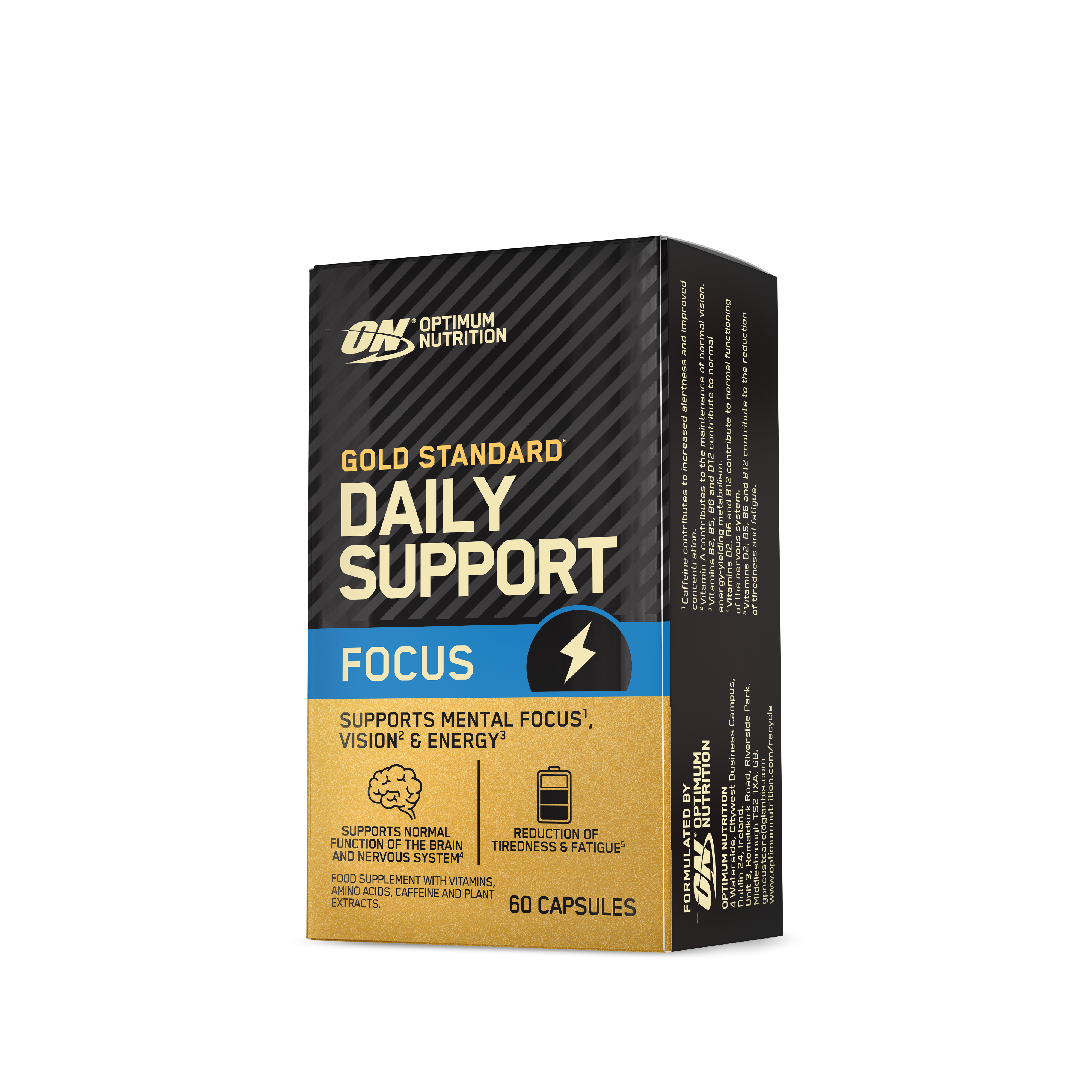 Optimum Nutrition UK Optimum Nutrition Gold Standard Daily Support Focus 60 Capsules (42)