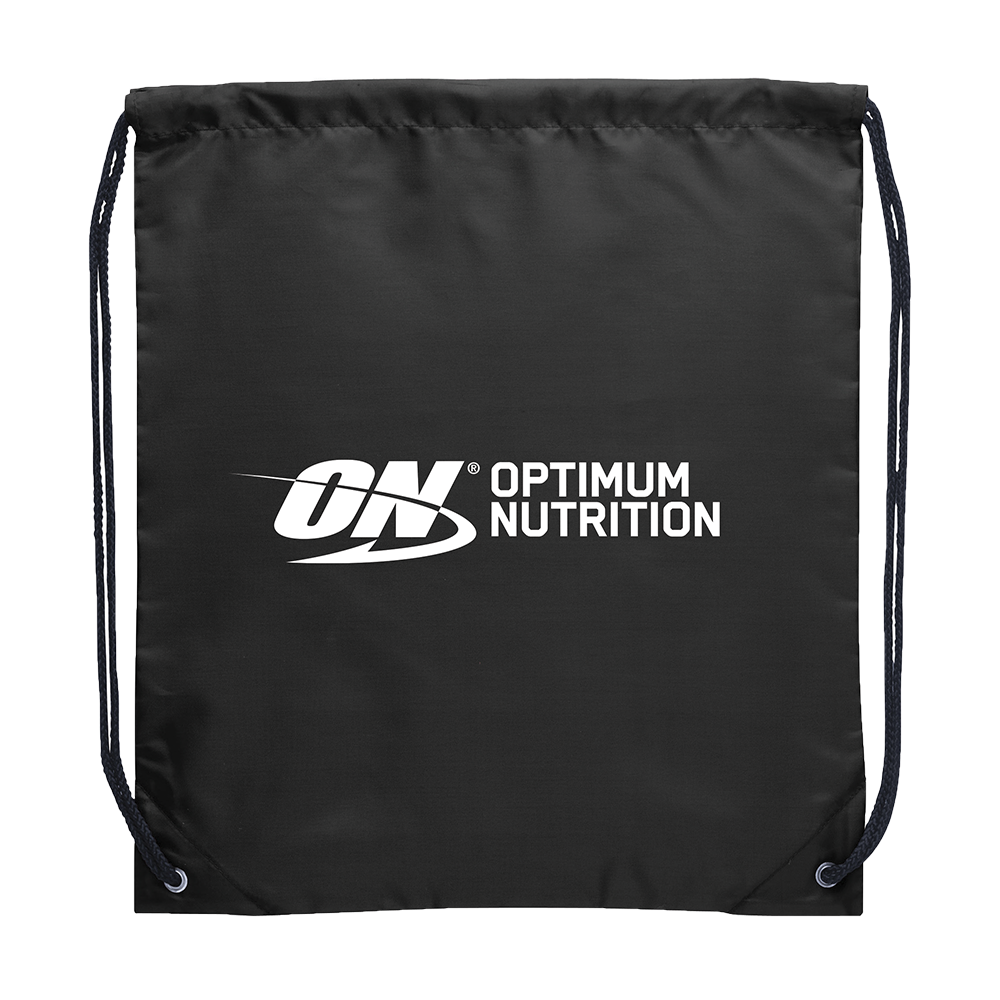 Optimum Nutrition UK Optimum Nutrition ON Black Drawstring Bag