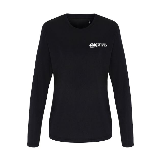 Optimum Nutrition UK Optimum Nutrition ON Womens Black Performance Long-sleeve XS