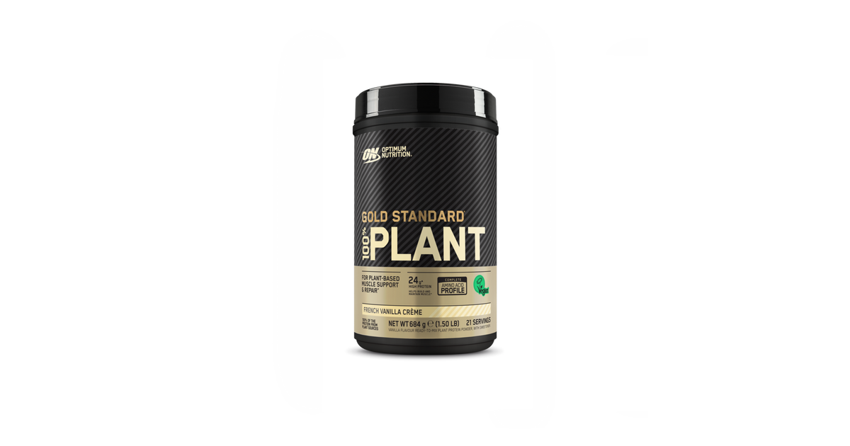 GOLD STANDARD 100% PLANT PROTEIN– Creamy Vanilla (1.63 lbs./20 Servings) by Optimum  Nutrition at the Vitamin Shoppe