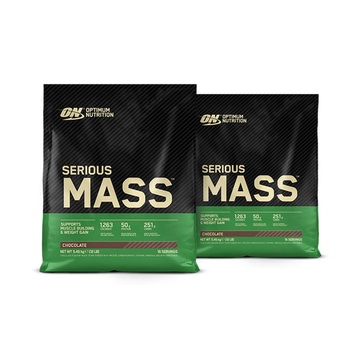 2x Serious Mass (5455g) Packs