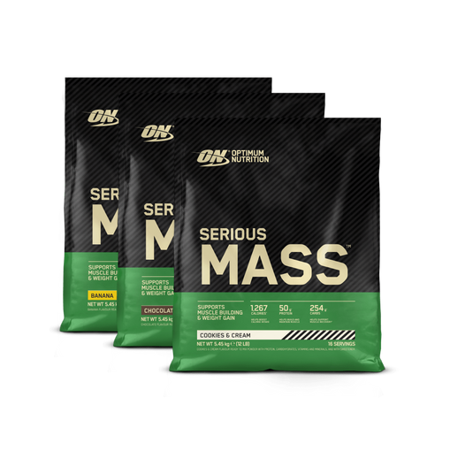 3x Serious Mass 5.4kg Packs