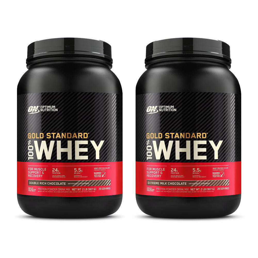 2x GOLD STANDARD 100% WHEY Protein (2 lbs) | Optimum