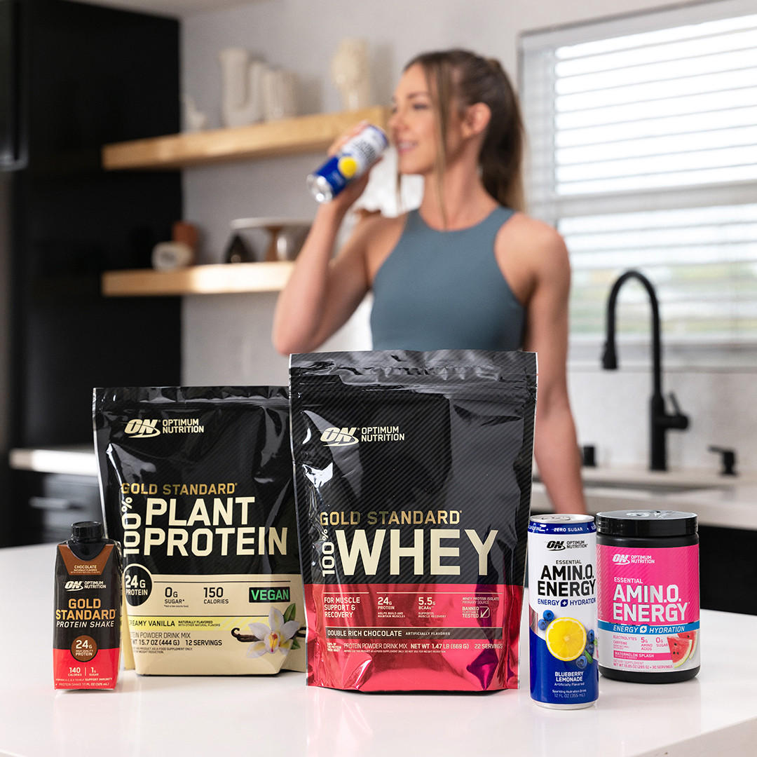 Optimum Nutrition Gold Standard 100% Whey Protein Powder, Double Rich  Chocolate + Free Shipping 