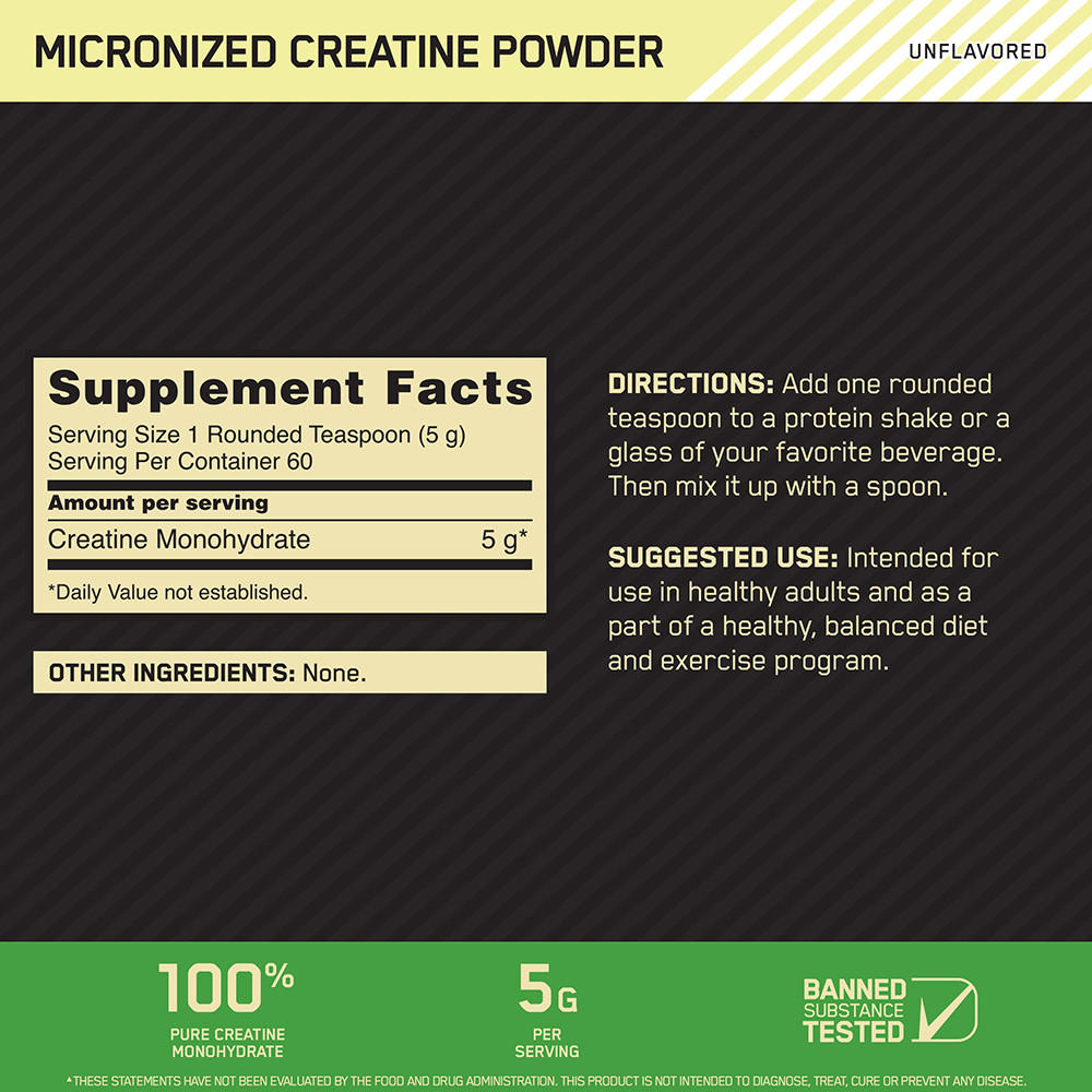 MICRONIZED CREATINE POWDER Muscle Building