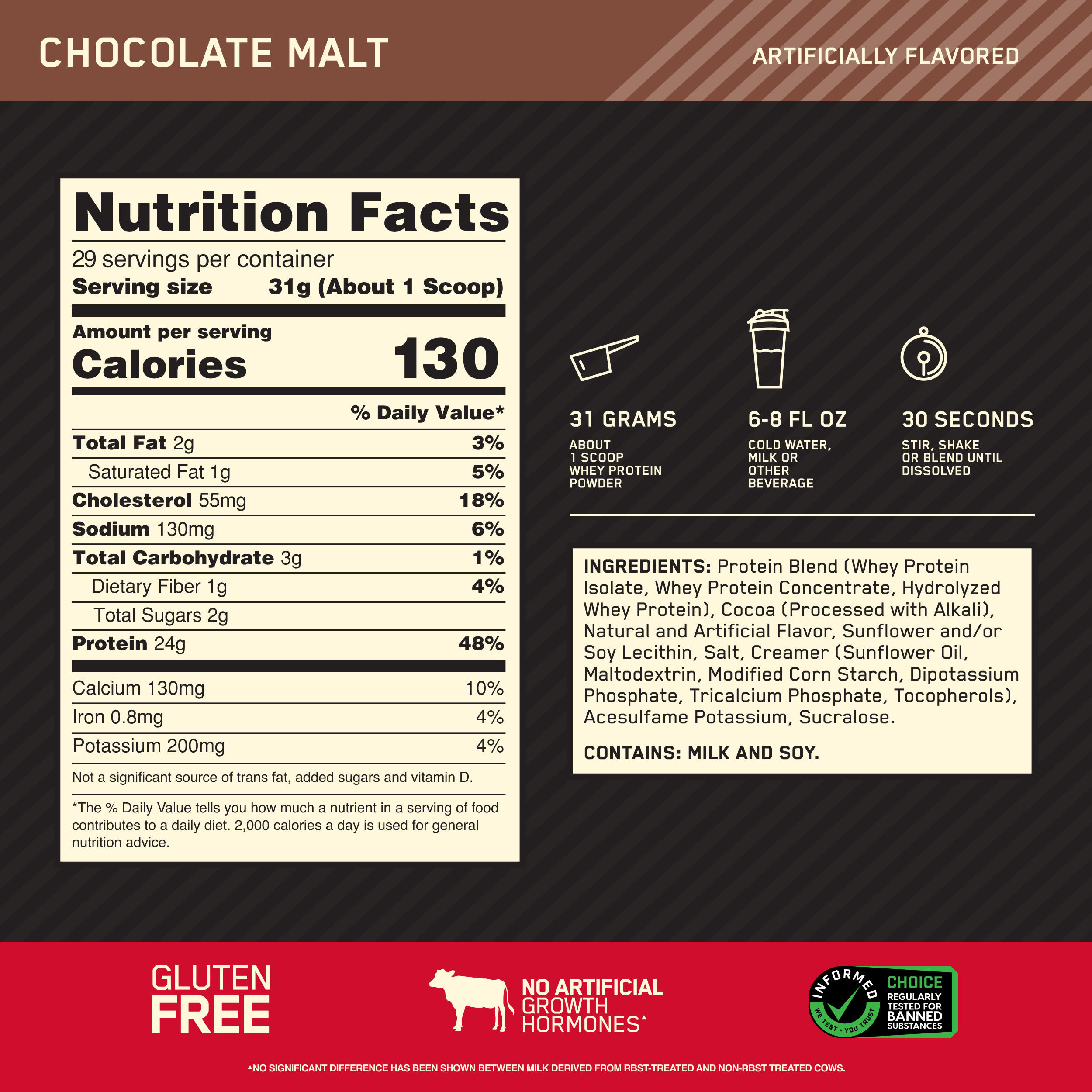 Gold Standard 100% Whey Protein Shakes & Powders