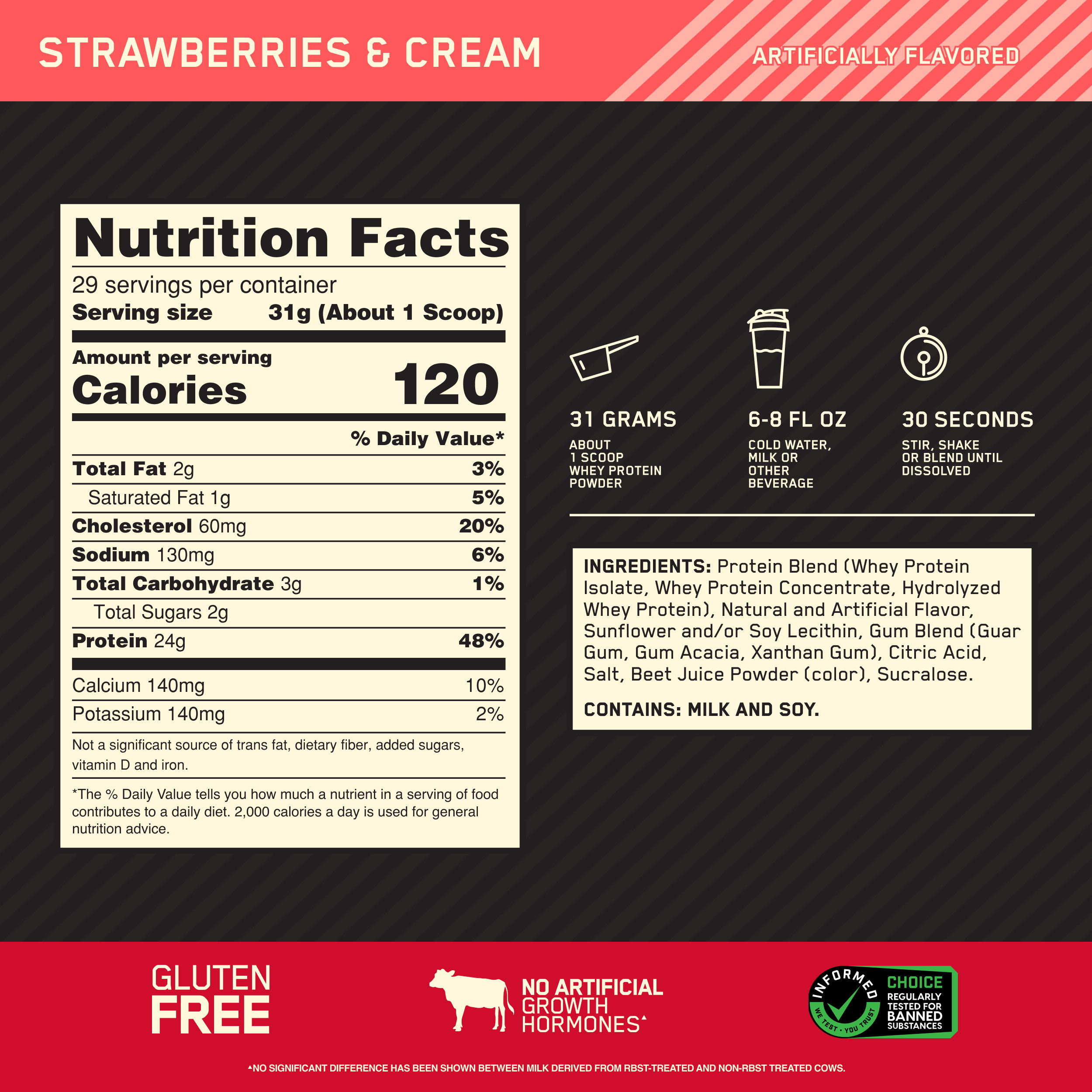Gold Standard 100% Whey Protein Shakes & Powders