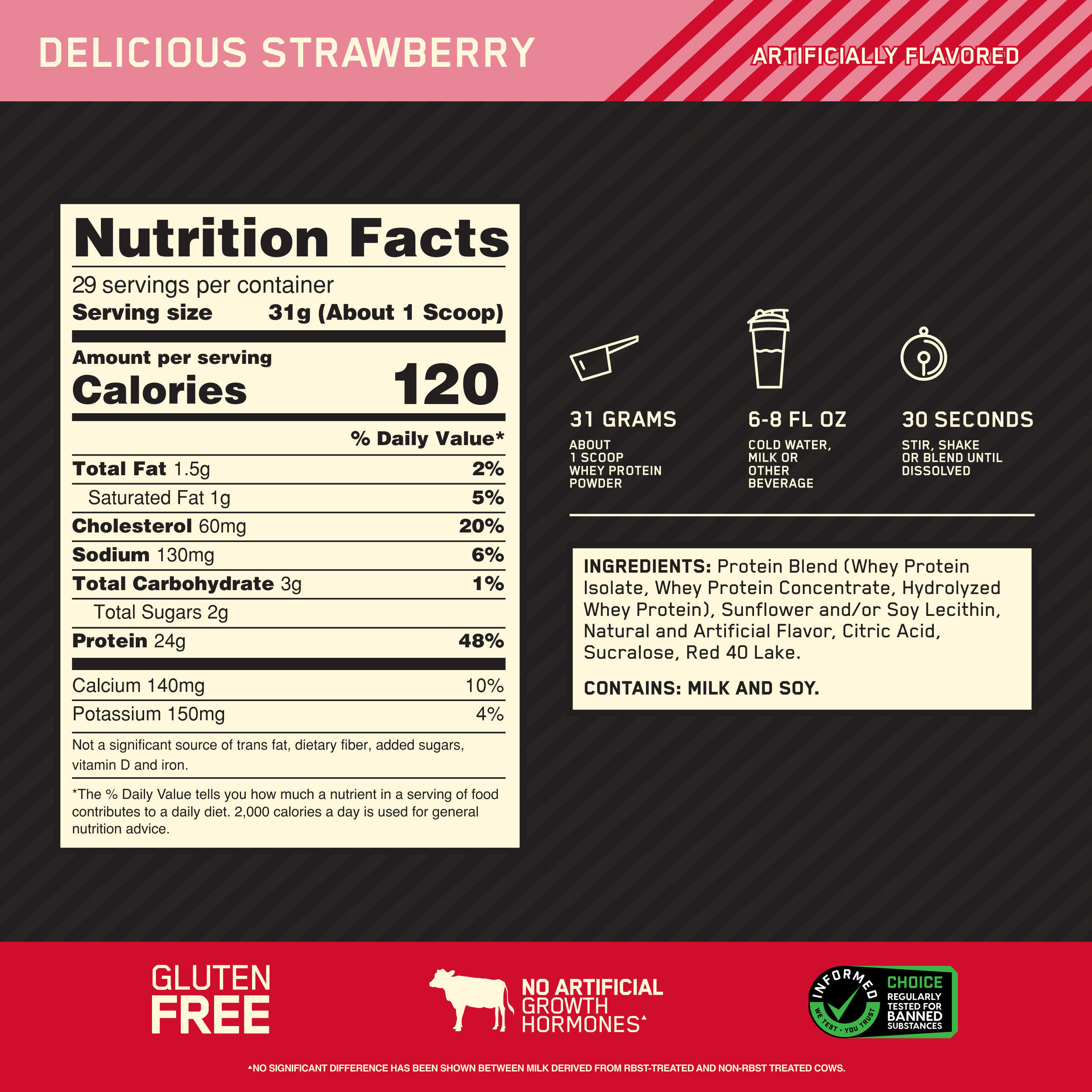 Gold Standard 100% Whey Protein Shakes & Powders