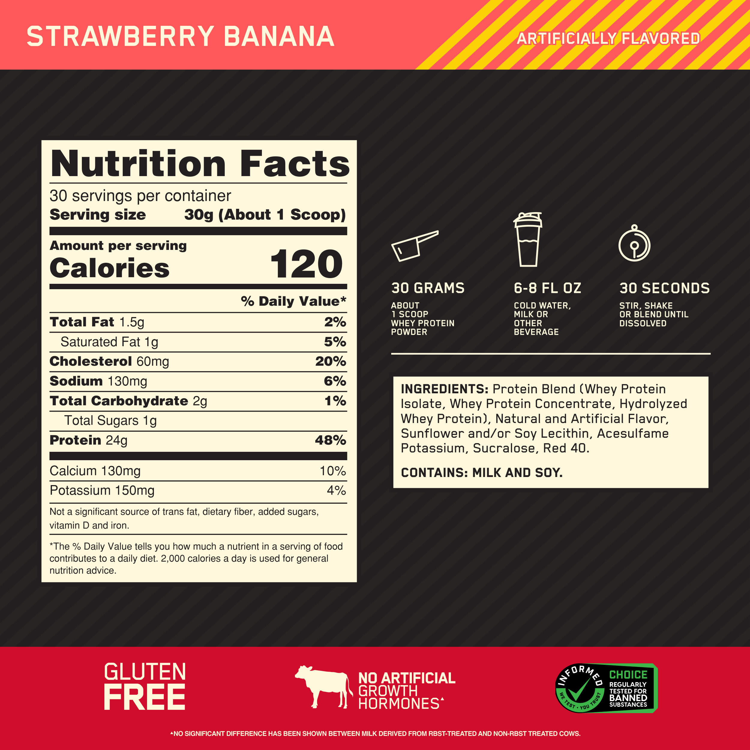 Gold Standard 100% Whey Protein Shakes & Powders